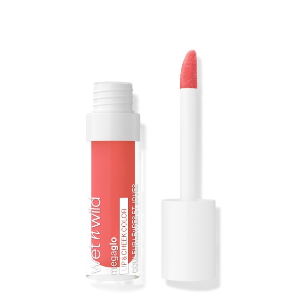 Wet n wild | Mega Glo Lip & Cheek Color | Product front facing cap off, with no background