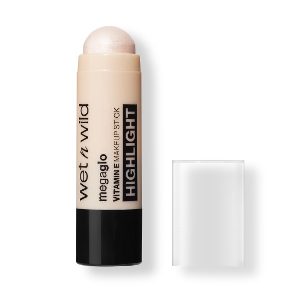 Wet n wild | MegaGlo Vitamin E Makeup Stick | Product front facing cap off, with no background