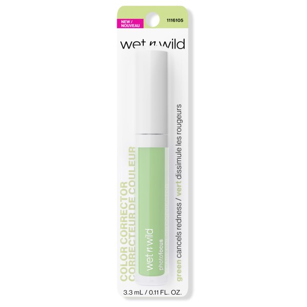 Wet n wild | Photo Focus Care Color Corrector | Product front facing in packaging, with no background