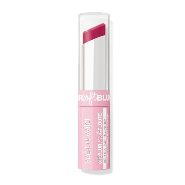 Wet n wild | Soft Blur Matte Lipstick | Product front facing lid closed, with no background