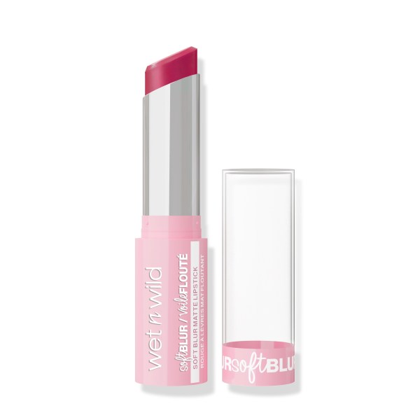 Wet n wild | Soft Blur Matte Lipstick | Product front facing cap off, with no background