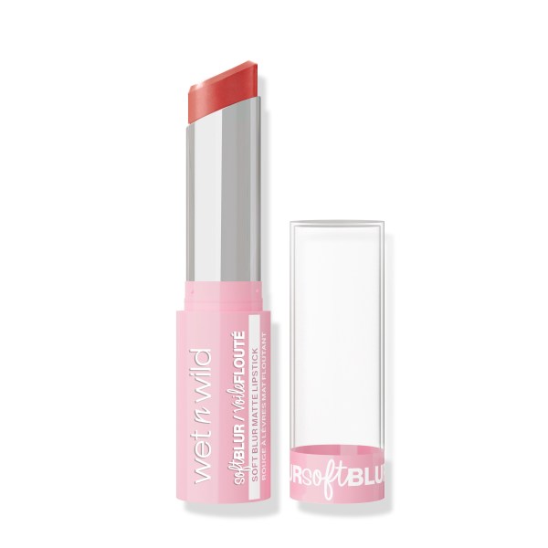 Wet n wild | Soft Blur Matte Lipstick | Product front facing cap off, with no background