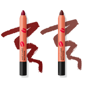 Wet n wild | Date Or Dominate 2-Piece Multistick Set-Tease then Dominate | Product front facing cap off, with swatch